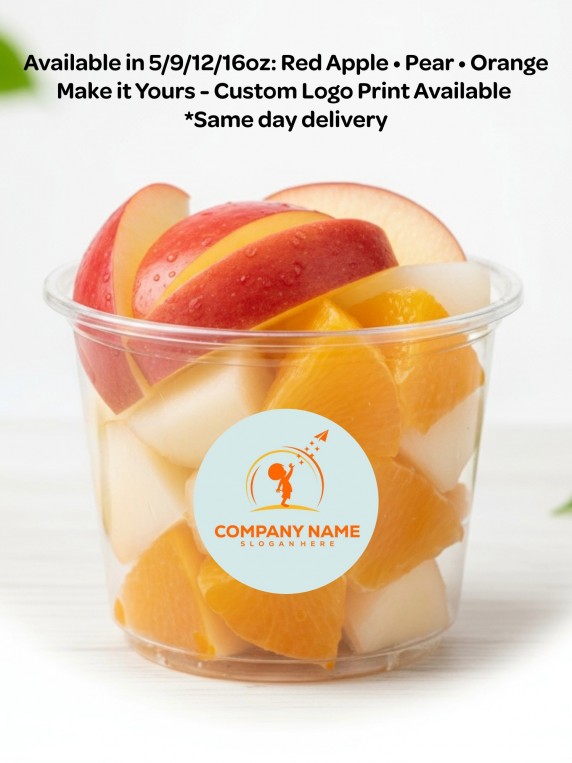 Fresh 3-Fruit Cup (Red Apple, Pear, Orange)