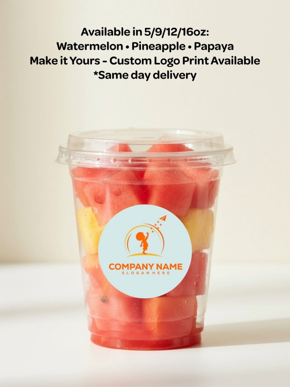 Tropical 3-Fruit Cup (Watermelon, Pineapple, Papaya)