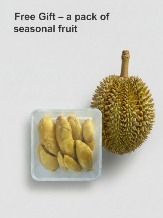 Pahang Musang King (MSW) Durian - 3 packs of 400-450g