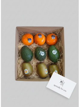 Exotic Fresh Fruit Box – Persimmon, Avocado & Kiwi