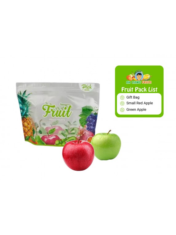Basic 2 Fruit Pack - Red Apple and Green Apple