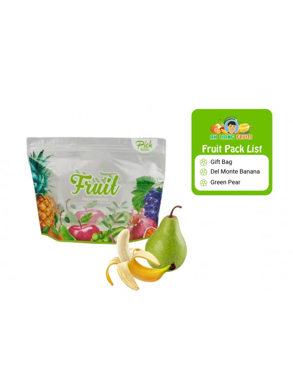 Basic 2 Fruit Pack - Banana and Green Pear